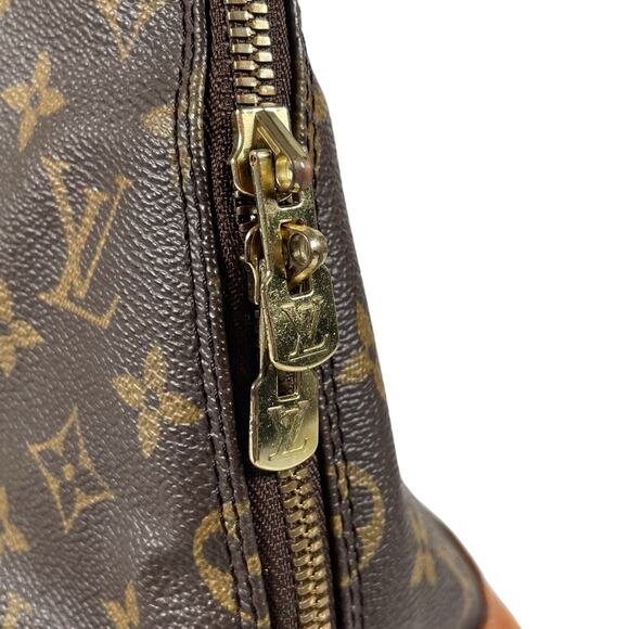Louis Vuitton Alma PM Vintage Monogram Brown Canvas Handbag - Picture 10 of 14